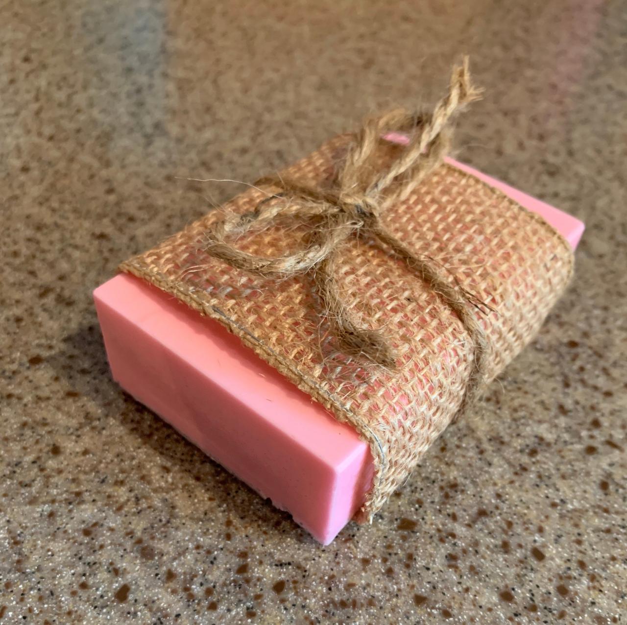 Natural Handmade Vegan Soap, Cherry Blossom Organic Soap Bars-scented soap-Japan-pink soap-wedding favors-spa items-gifts for her-sensitive skin care-rustic