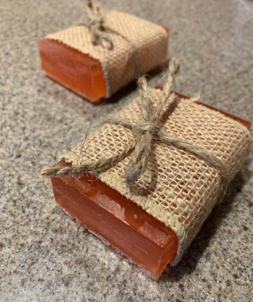 Natural Handmade Soap, Pumpkin Spice Gel Soap Bars-organic soap-vegan soap-fall scents-autumn-gifts for her-wedding favors-scented soap-sensitive skin care-rustic