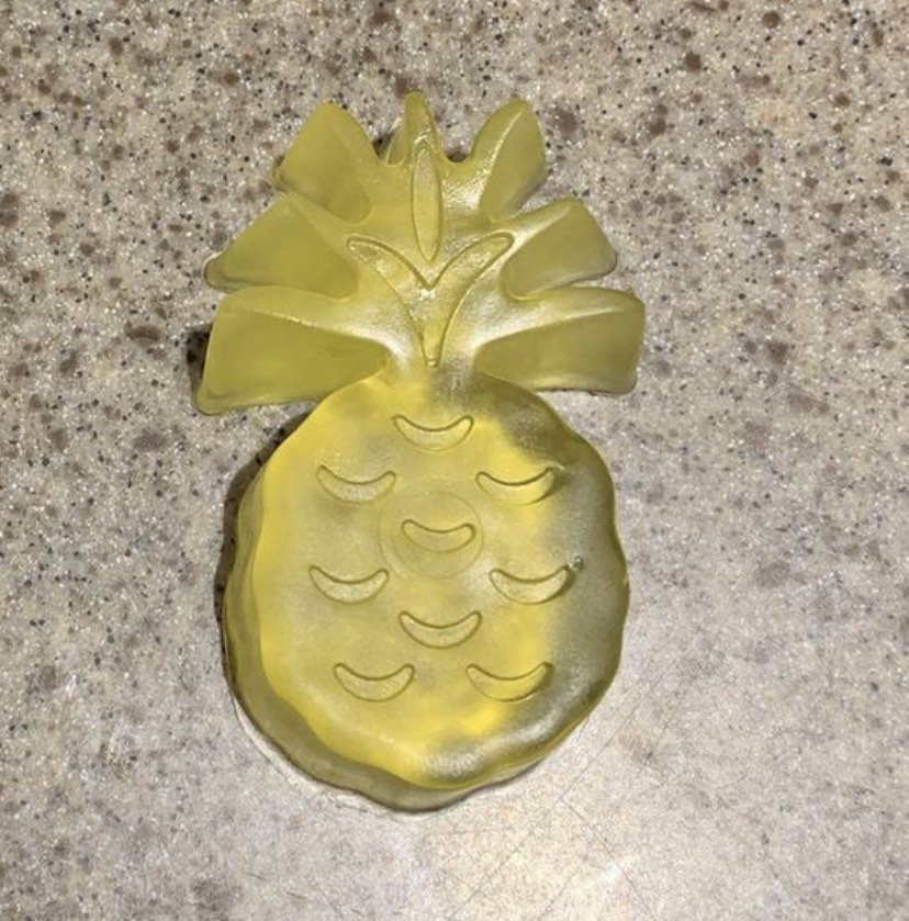 Handmade Natural Soap Pineapple Organic Soap-vegan soap-tropical-beach-spa items-sensitive skincare products-shower favors-gifts for her