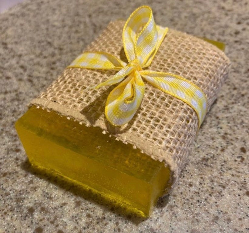 Natural Handmade Soap, Organic Lemoncello Organic Gel Vegan Soapvegan