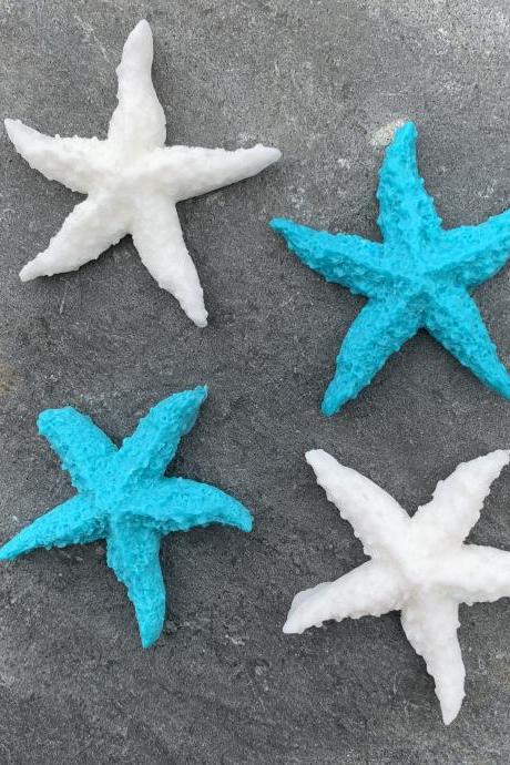 Natural Handcrafted Soap, Starfish Shower Melts Organic Soap, Vegan Soap-ocean-beach Soap-wedding Favors-gifts For Her-sensitive Skincare-soap
